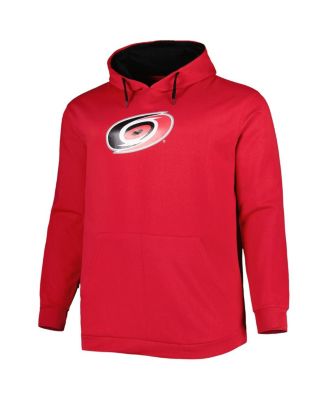 Men's Red Carolina Hurricanes Big and Tall Fleece Pullover Hoodie