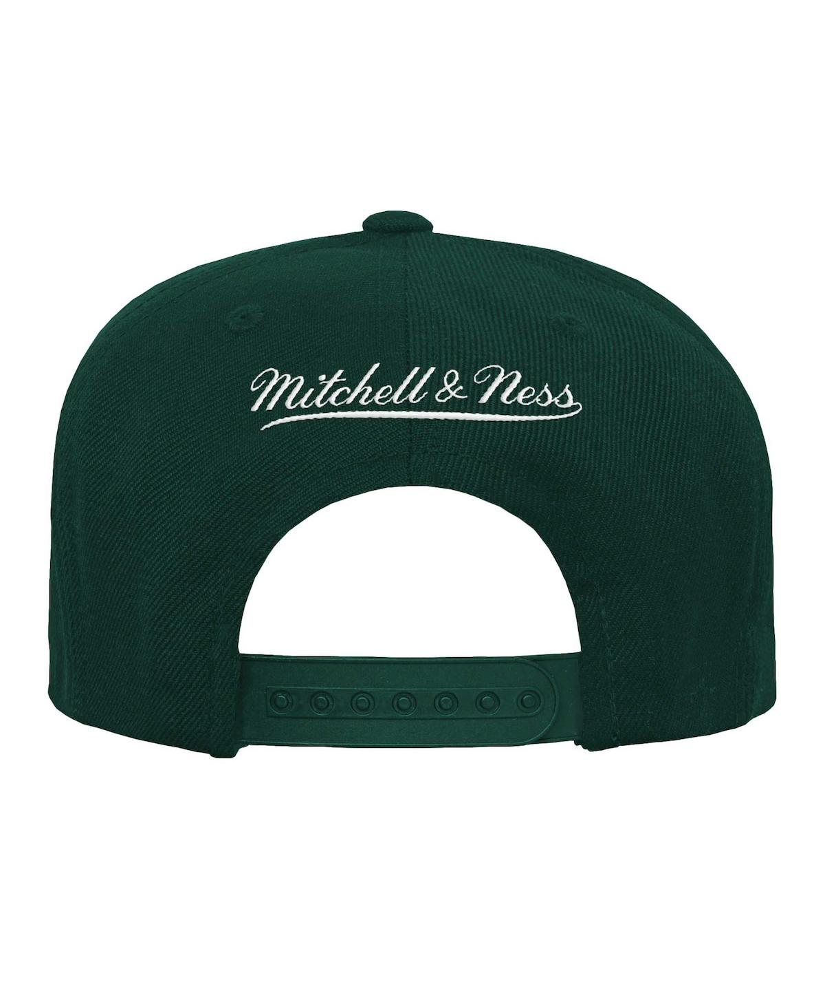 Shop Mitchell & Ness Big Boys And Girls  Green Green Bay Packers Gridiron Classics Ground Snapback Hat
