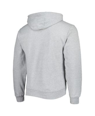 Men's Heather Gray Michigan State Spartans Arch Essential Fleece Pullover Hoodie