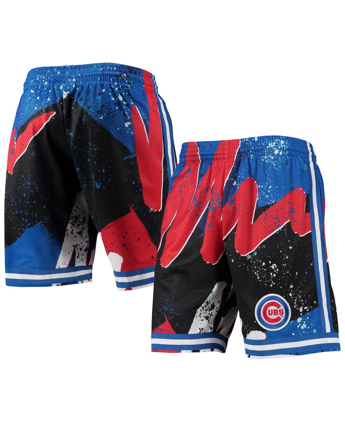 Shop Mitchell & Ness Men's  Royal Chicago Cubs Hyper Hoops Shorts