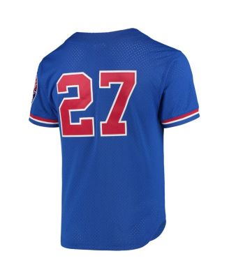 Men's Vladimir Guerrero Blue Montreal Expos 1997 Cooperstown Collection Mesh Batting Practice Jersey
