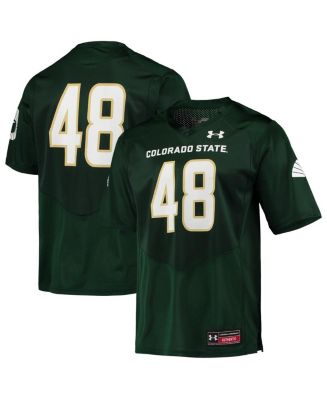 Men's Under Armour #48 Green Colorado State Rams Replica Football ...