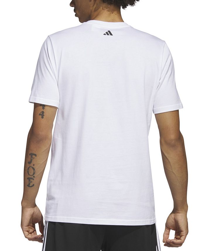 adidas Men's Lil' Stripe Classic-Fit Basketball Bracket Graphic T-Shirt ...