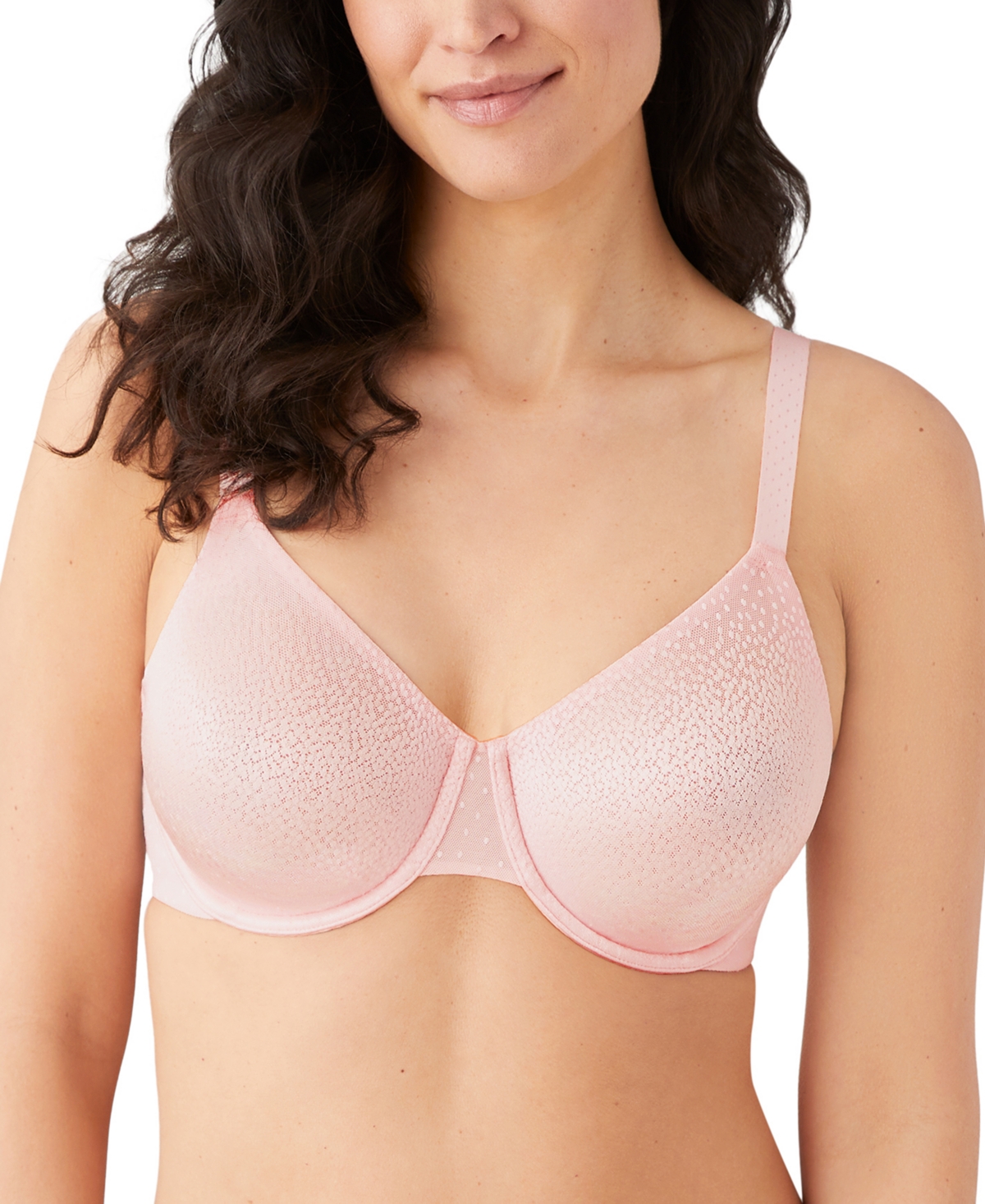 Wacoal Women's Back Appeal Underwire Bra 855303 In Crystal Pink