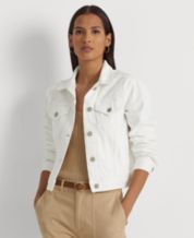 Lauren Ralph Lauren White Denim Jacket: Shop White Denim Jacket - Macy's