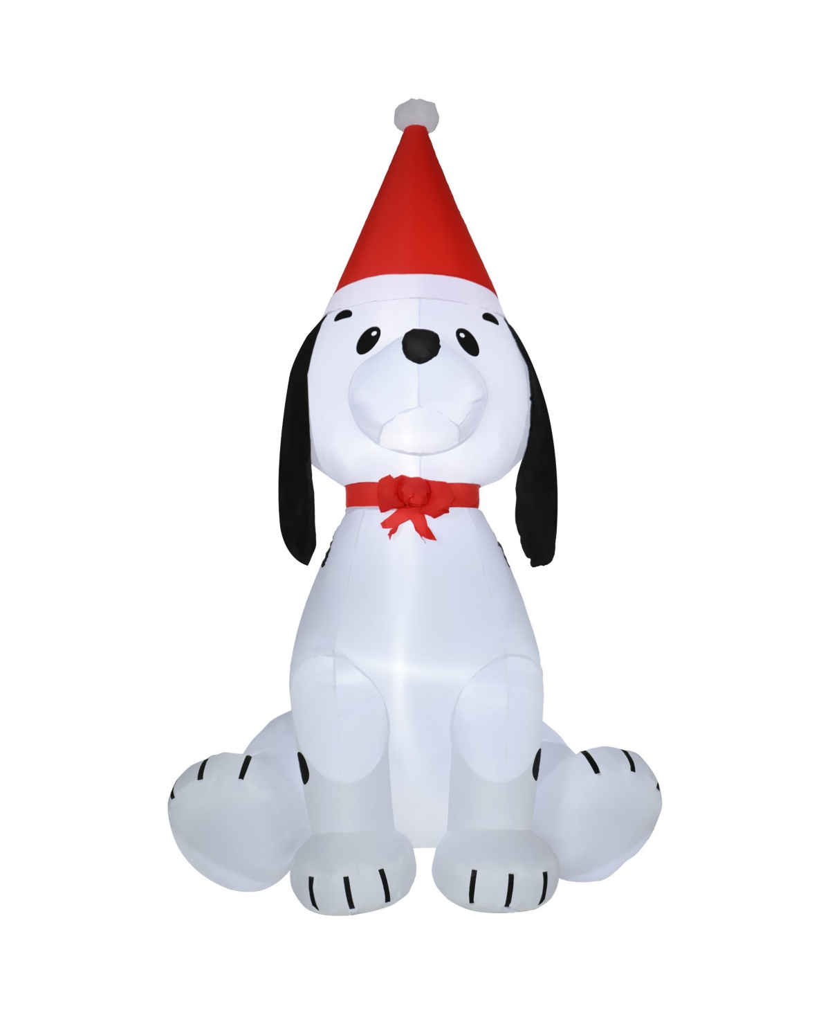 6' Christmas Inflatable Puppy Dog Outdoor Blow-Up Display - White