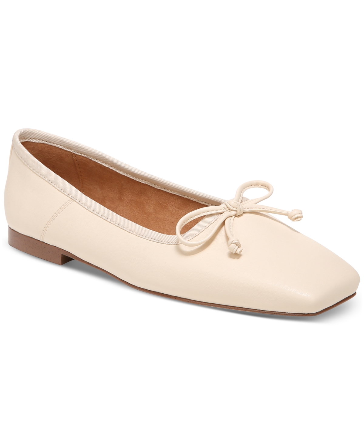 Circus Ny Teresa Square-toe Ballet Flats In Vanilla Bean