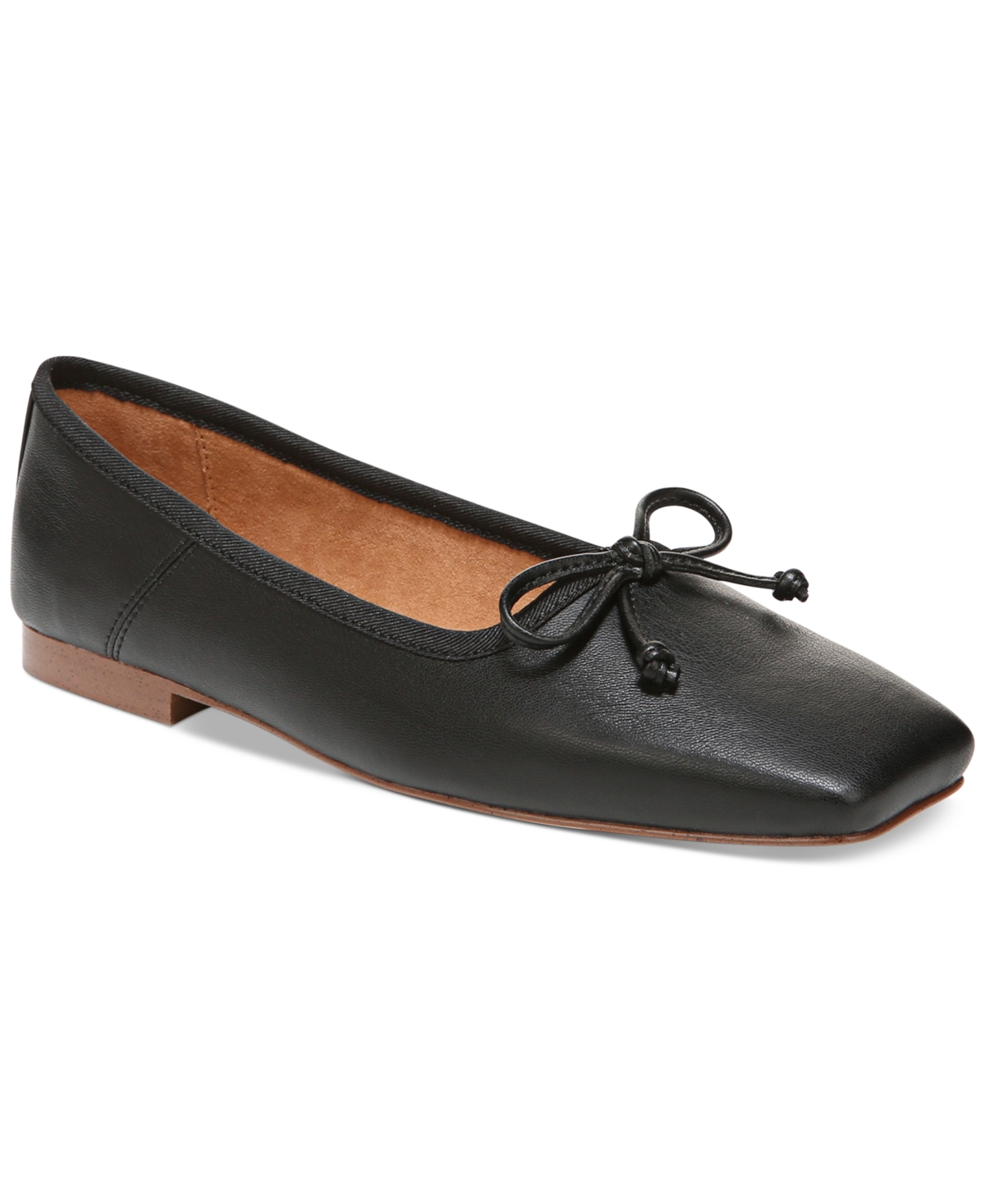 Circus Ny Teresa Square-toe Ballet Flats In Black