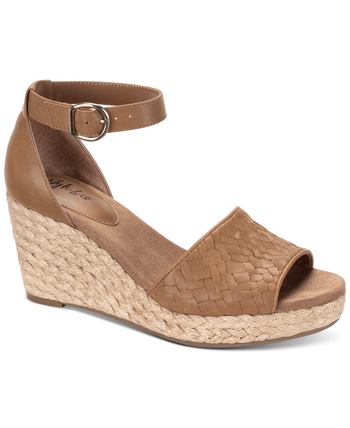 Style Co Seleeney Wedge Sandals Created for Macy s Women s Shoes Smart Closet