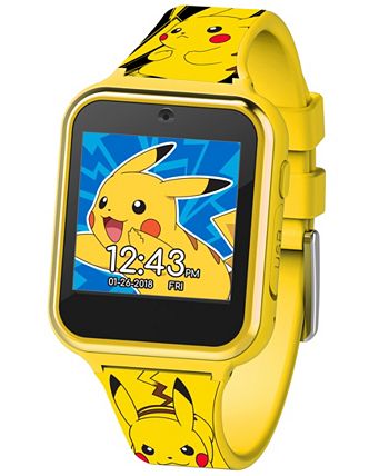 Pokemon Children s Yellow Silicone Smart Watch 38mm Macy s