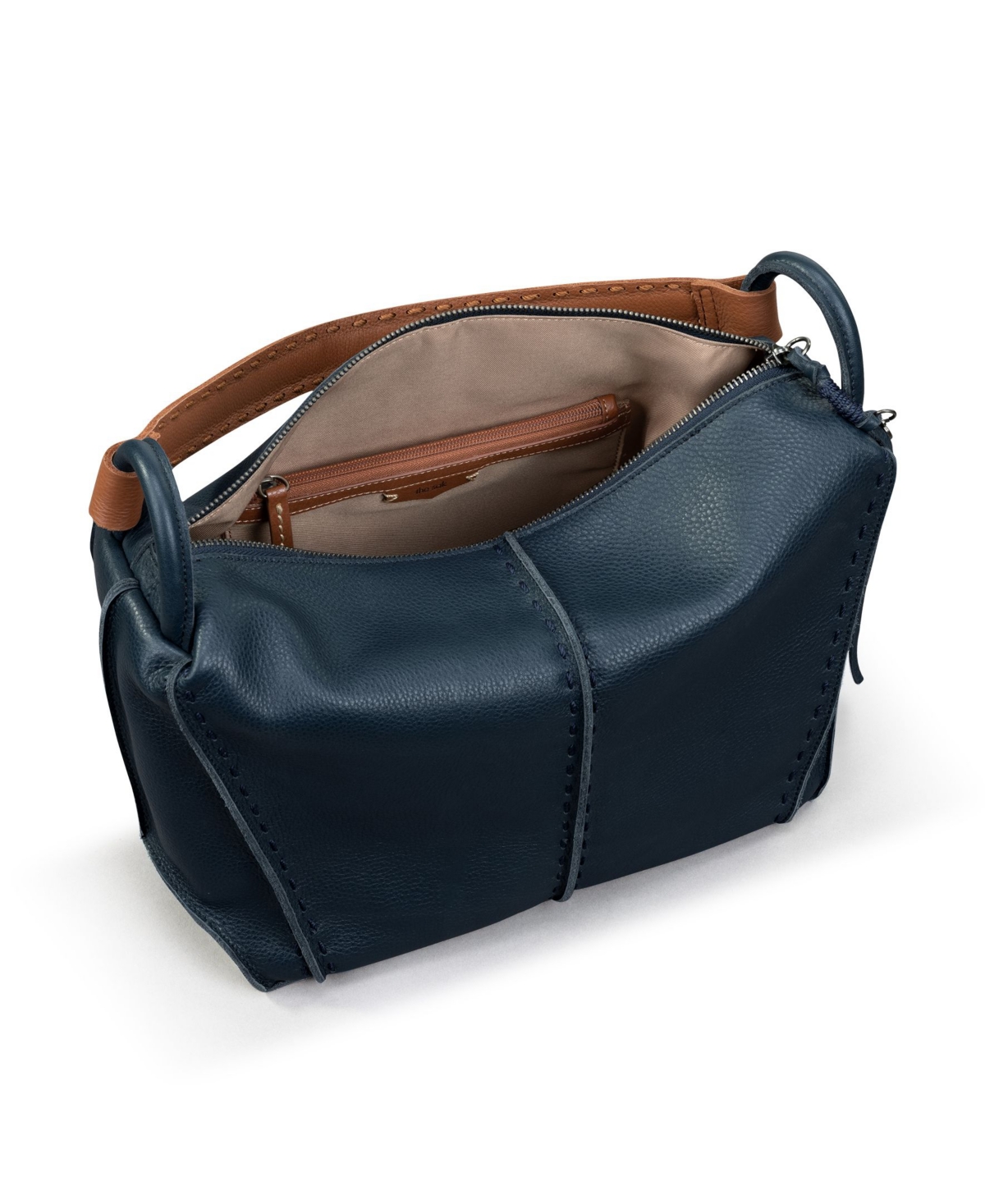 The Sak Los Feliz Leather Medium Hobo Bag Sand Smart Closet