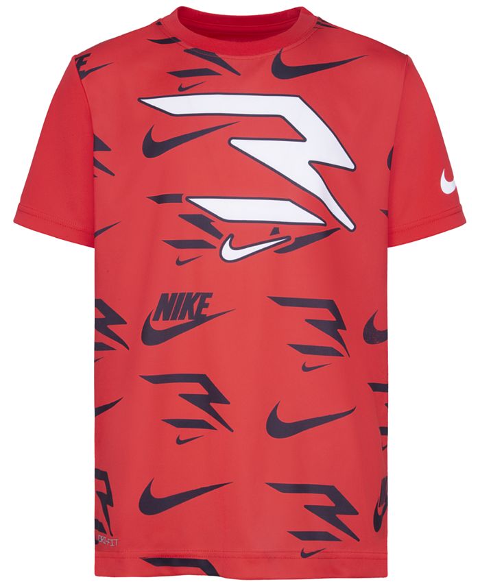 Nike 3BRAND by Russell Wilson Big Boys Icon Print T-shirt - Macy's
