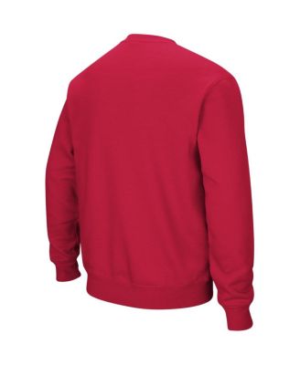 Men's Utah Utes Arch and Logo Crew Neck Sweatshirt