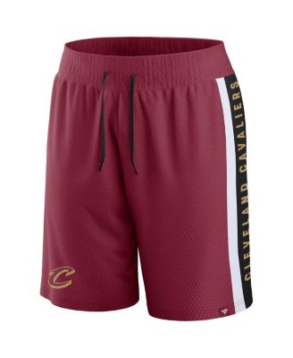 Men's Wine Cleveland Cavaliers Referee Iconic Team Mesh Shorts