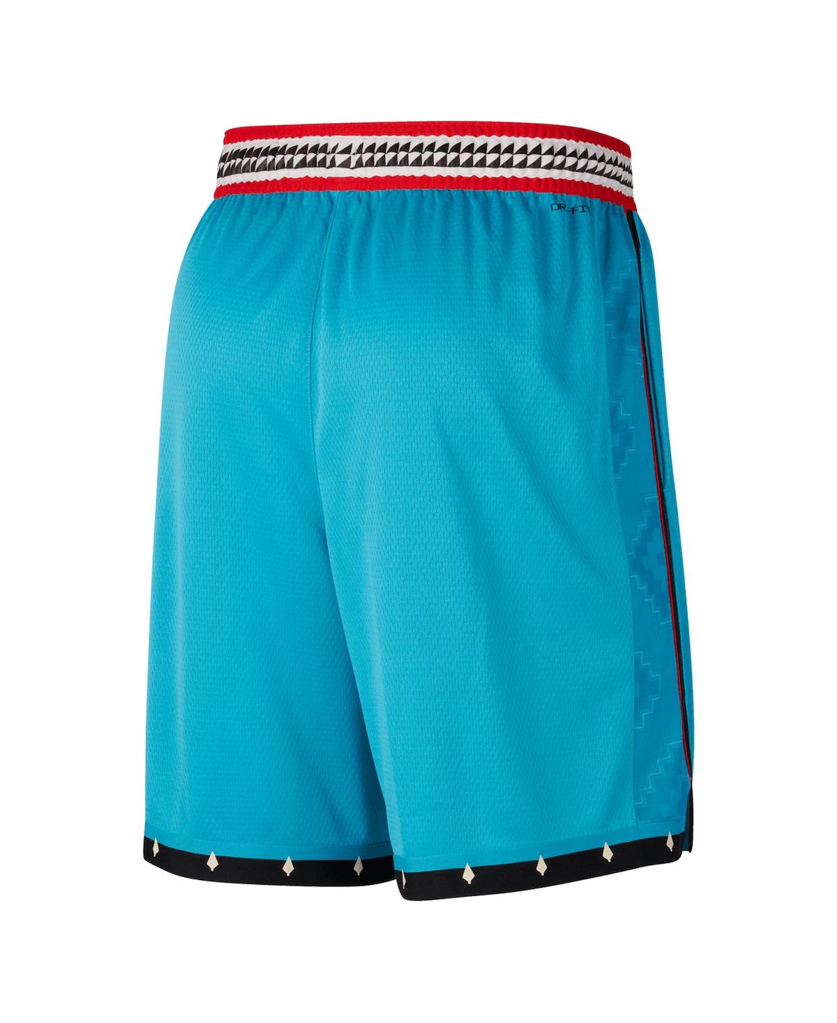 Shop Nike Men's  Turquoise Phoenix Suns 2022/23 City Edition Swingman Shorts