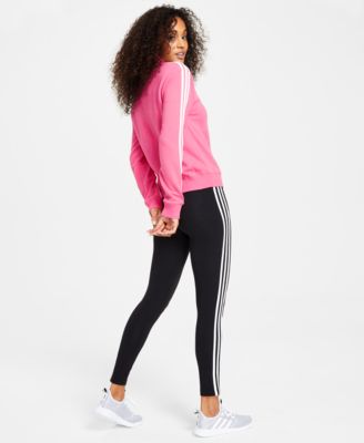 Women's Essentials 3-Stripe Full Length Cotton Leggings, XS-4X