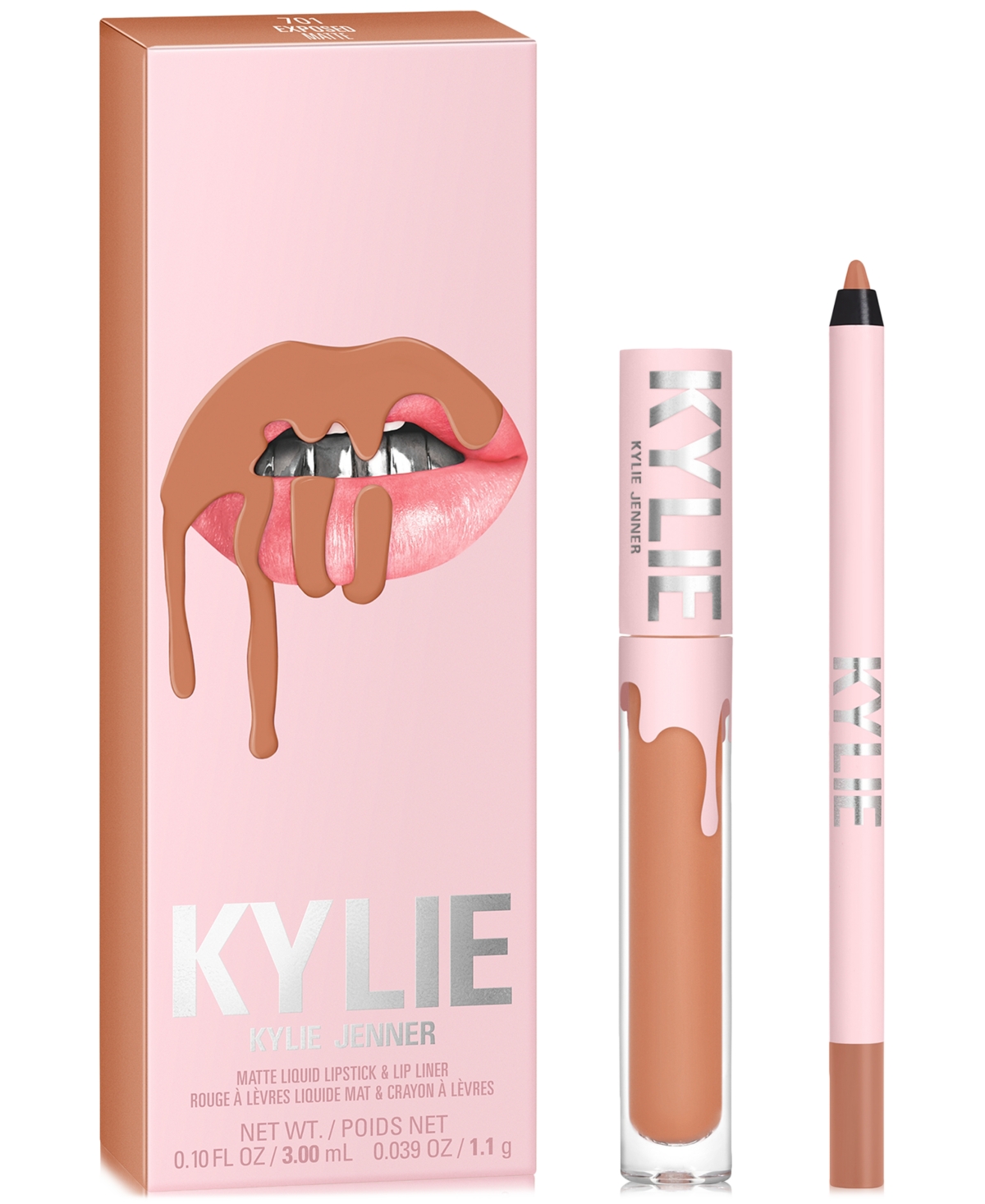 Kylie Cosmetics 2-Pc. Matte Lip Kit - 701 Exposed