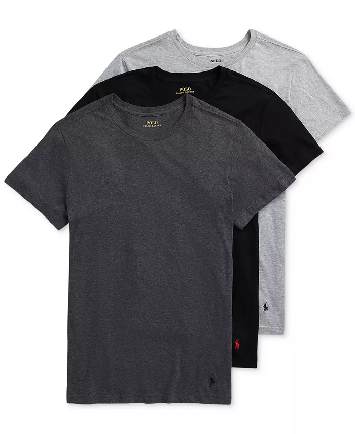 Men's 3-Pack Slim Fit Crewneck Undershirt - thumbnail 9