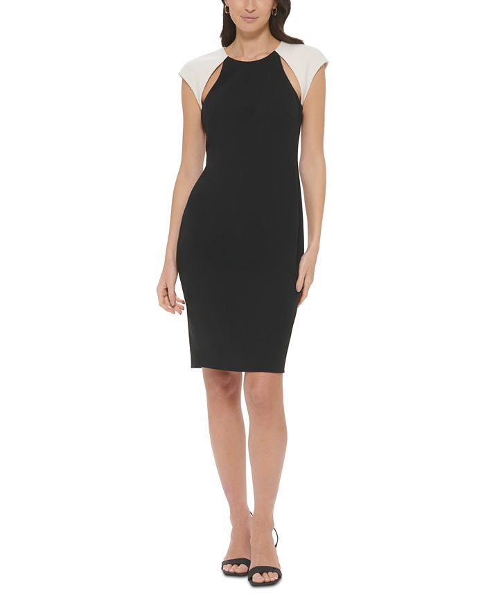 Calvin klein cutout sheath dress hotsell