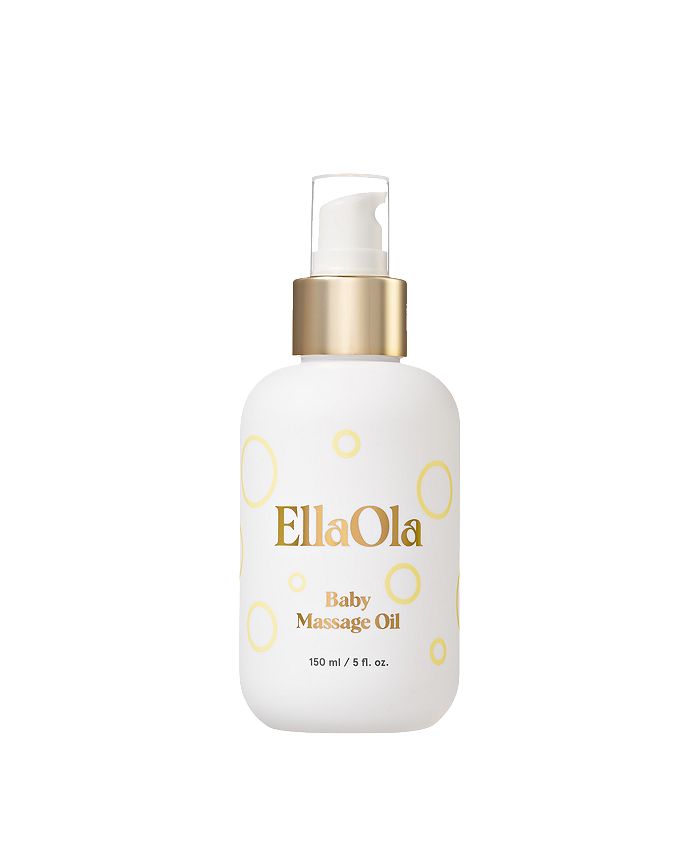 EllaOla 100 Organic Baby Massage Oil For Cradle Cap Fragrance Free