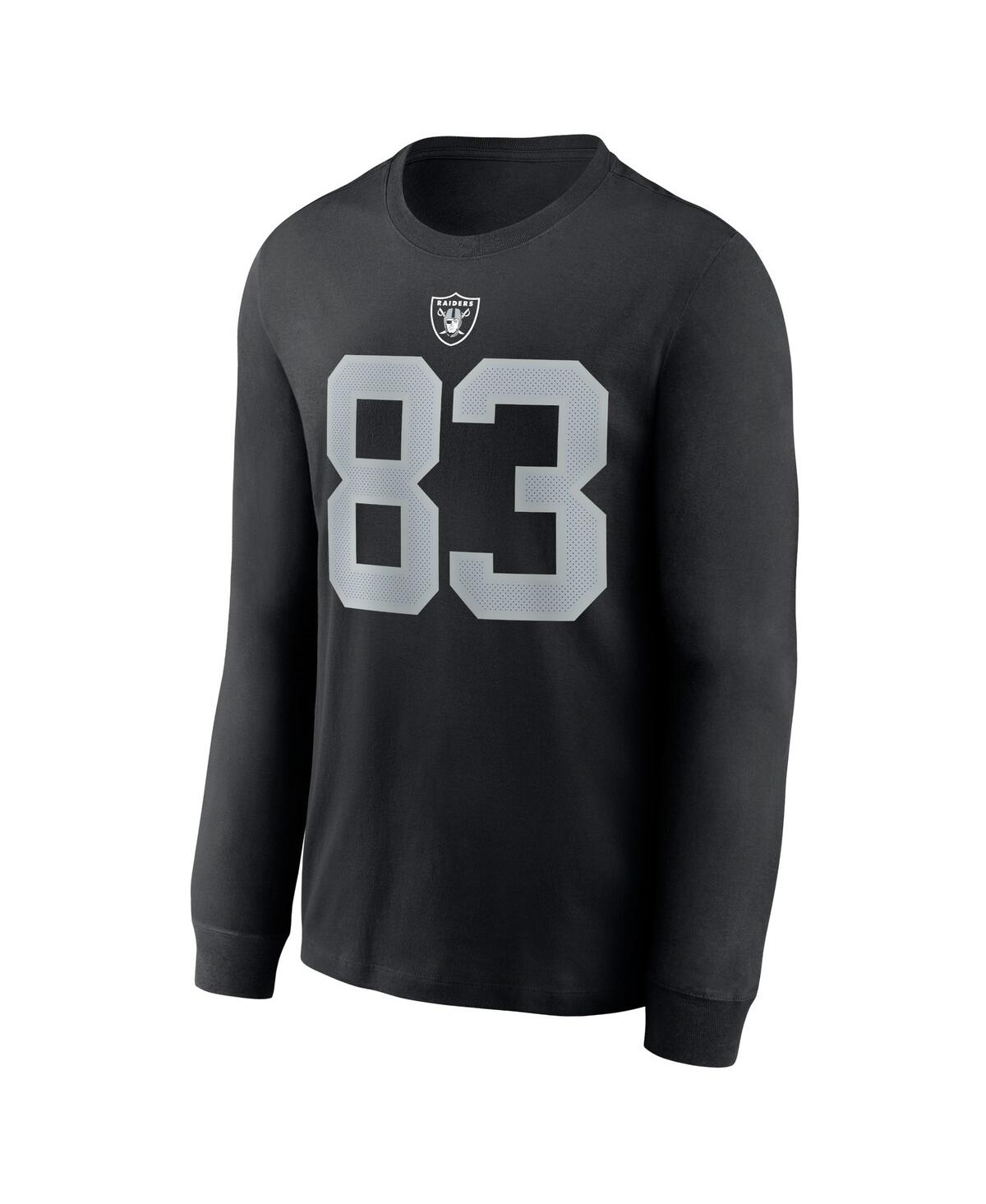 Men's Nike Darren WallerLas Vegas Raiders Player Name & Number Long Sleeve T-shirt - Black