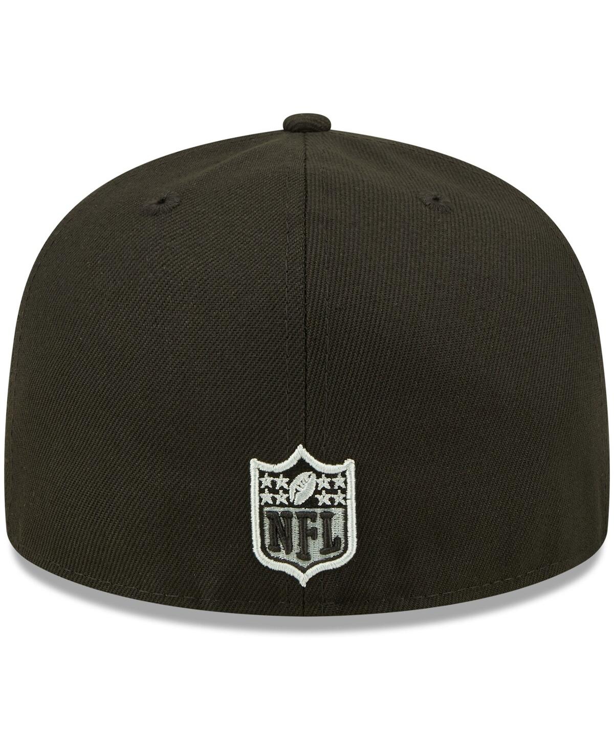NEW ERA MEN'S NEW ERA BLACK LAS VEGAS RAIDERS IDENTITY 59FIFTY FITTED HAT