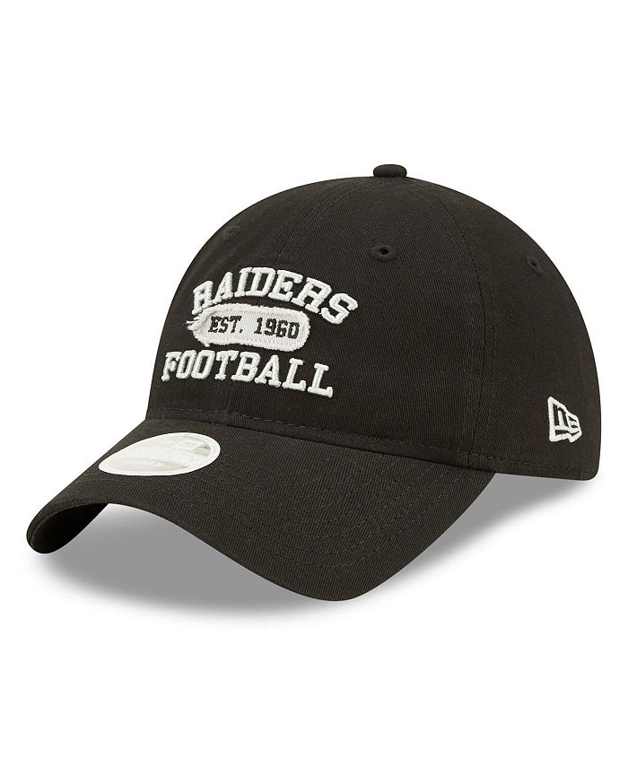 Women's Las Vegas Raiders New Era Gray Bouquet 9TWENTY Adjustable Hat