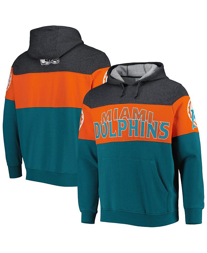 Men's Starter Aqua Miami Dolphins Extreme Full-Zip Hoodie Jacket