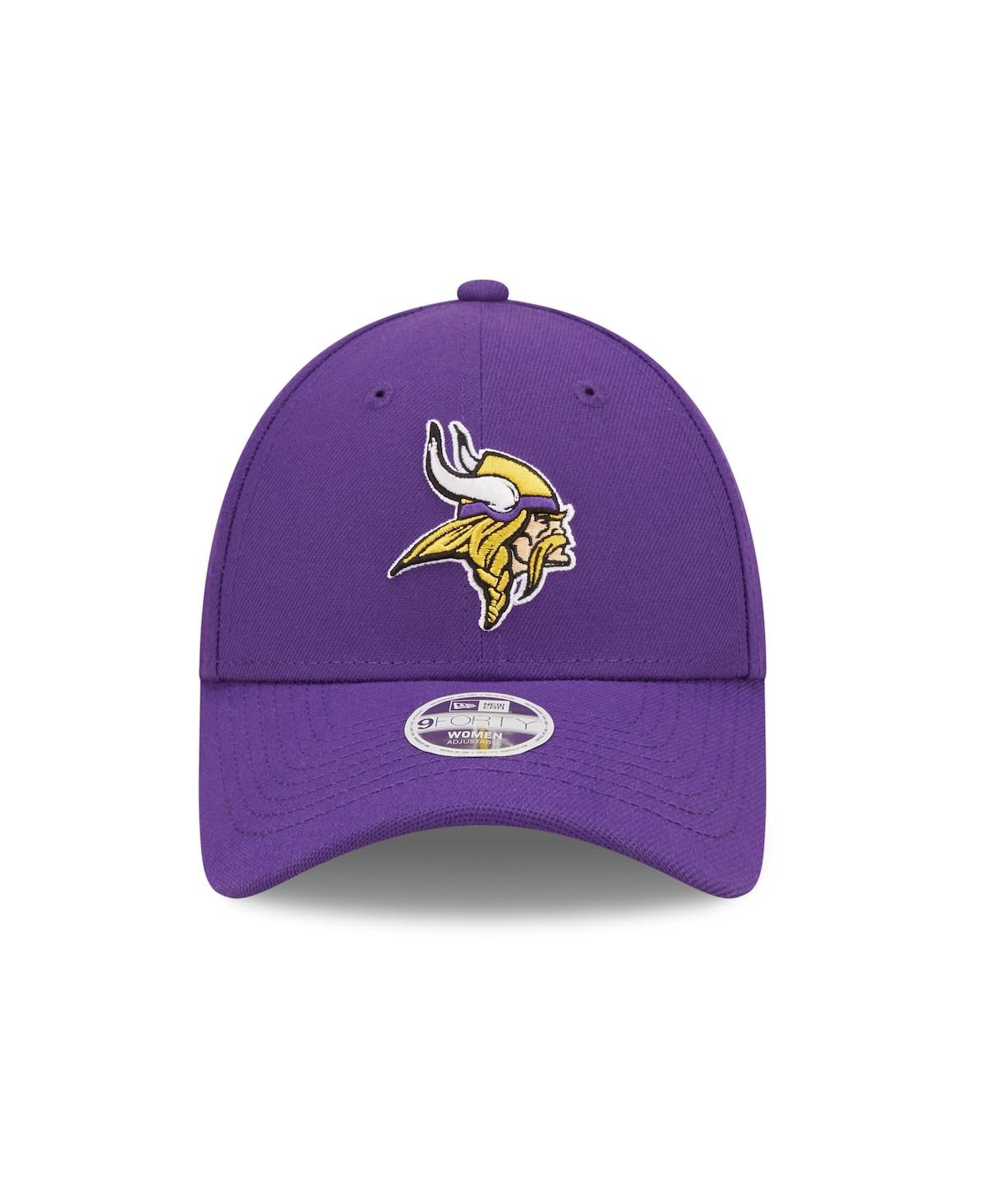 Shop New Era Women's  Purple Minnesota Vikings Simple 9forty Adjustable Hat
