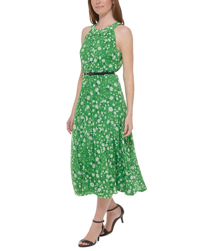 Tommy Hilfiger Women's Windblown Daisy Midi Dress Macy's