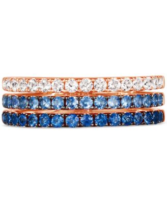 Denim Ombr&eacute; Sapphire (9/10 ct. t.w.) Ring in 14k White Gold, Rose Gold or Yellow Gold