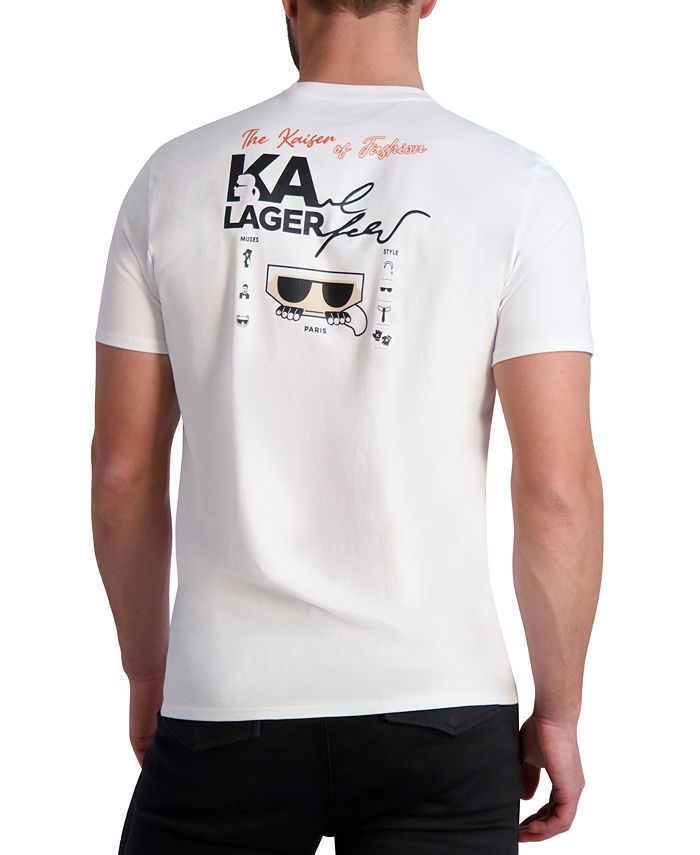 KARL LAGERFELD PARIS Men's SlimFit History of Karl Graphic TShirt