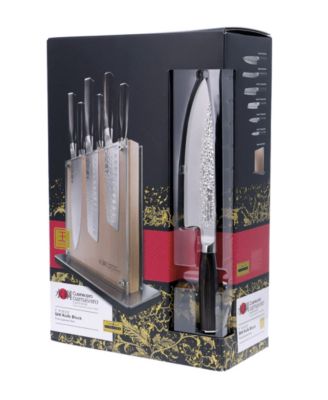 Damashiro Emperor Shi Knife Block Set, 7 Piece