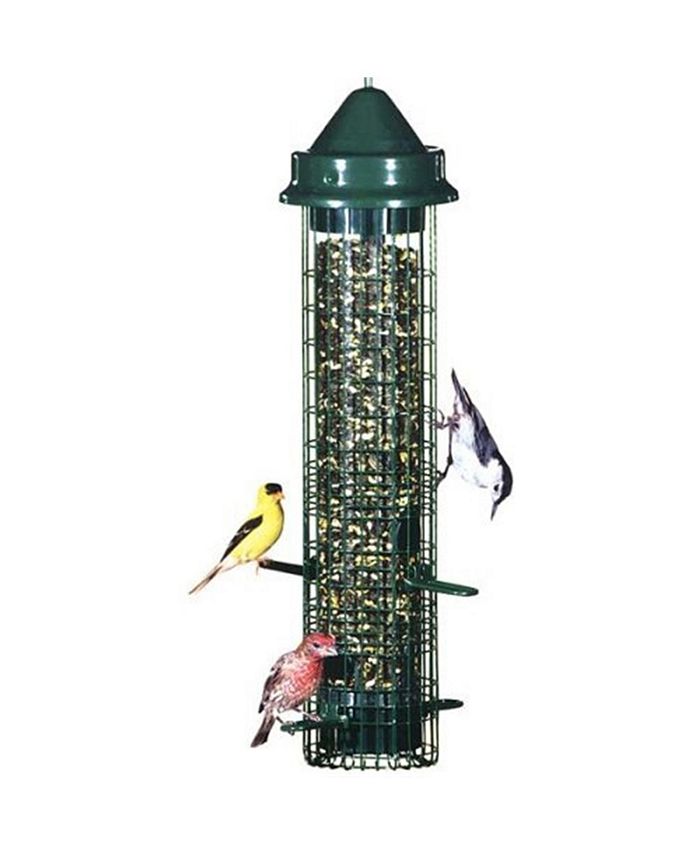 Brome 1015 Squirrel Buster Classic Tube Bird Feeder, Green Macy's