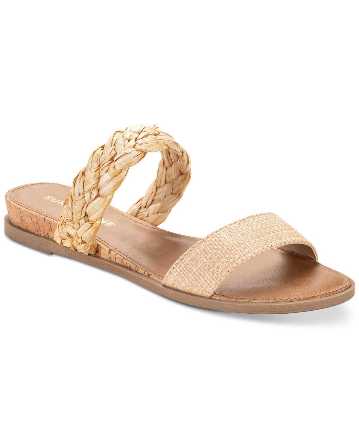 Macy's gold discount flat shoes