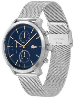 Men's Replay Stainless Steel Mesh Bracelet Watch 44mm