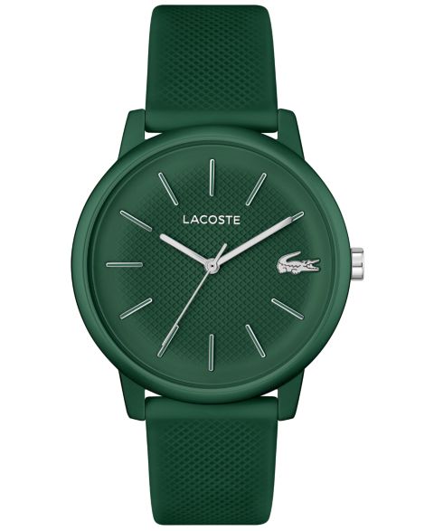 Мужские часы Lacoste L.12.12 Move Green Silicone Strap Watch, 42mm