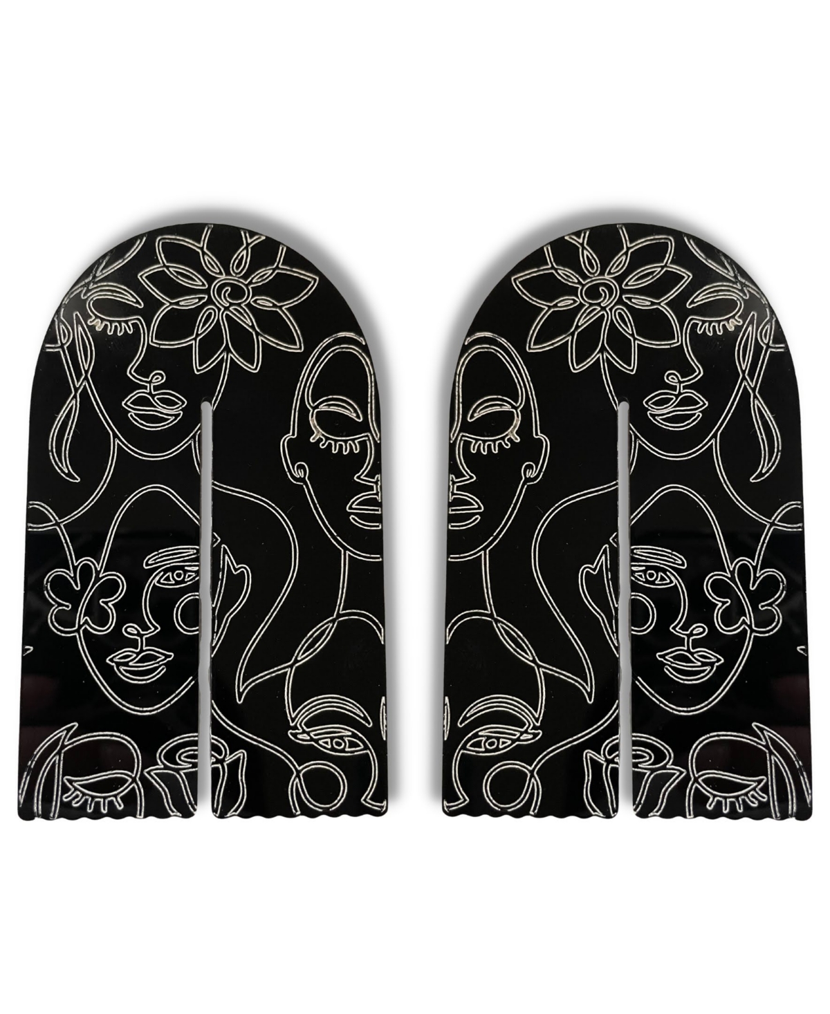 Swanky Designs Shug's Dream Drop Earrings In Black