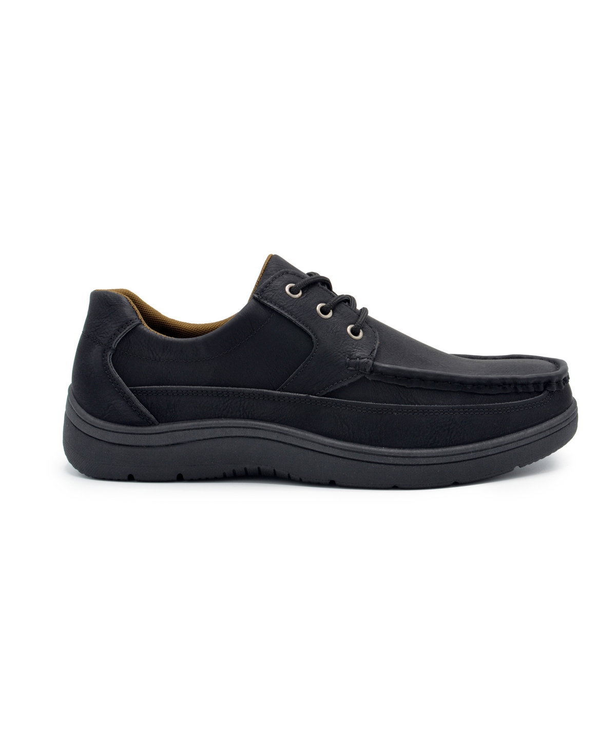 Aston Marc Men's Lace-Up Walking Casual Shoes - Black