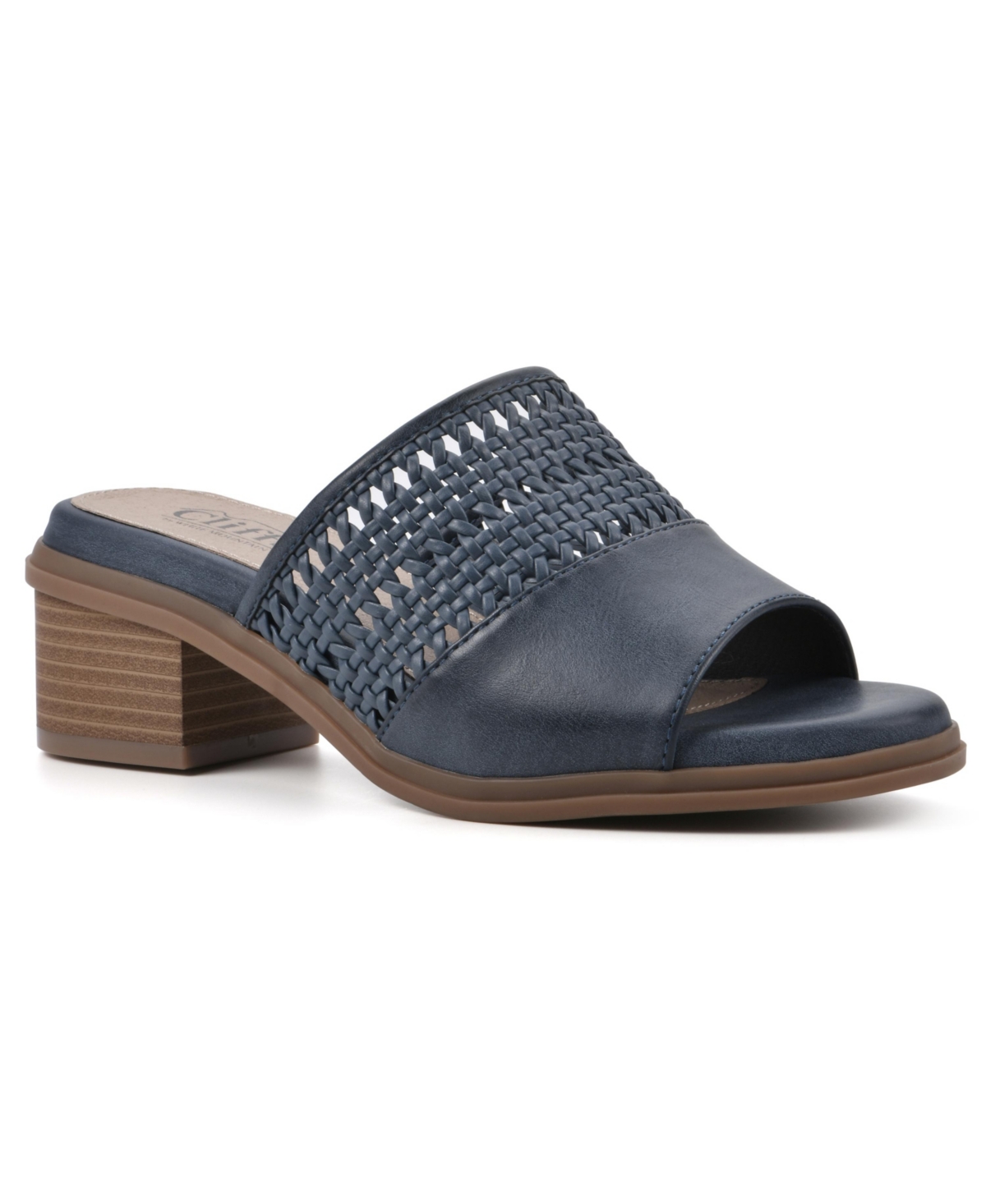 Women's Corley Comfort Sandal - Dark Blue, Burnished, Smooth