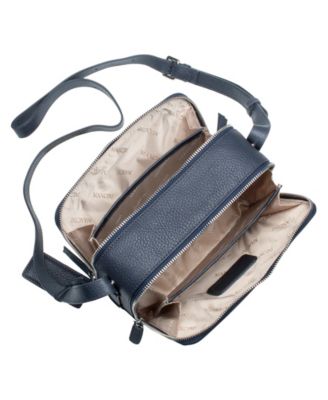 Women's Pebbled Rachel Camera Style Crossbody Handbag