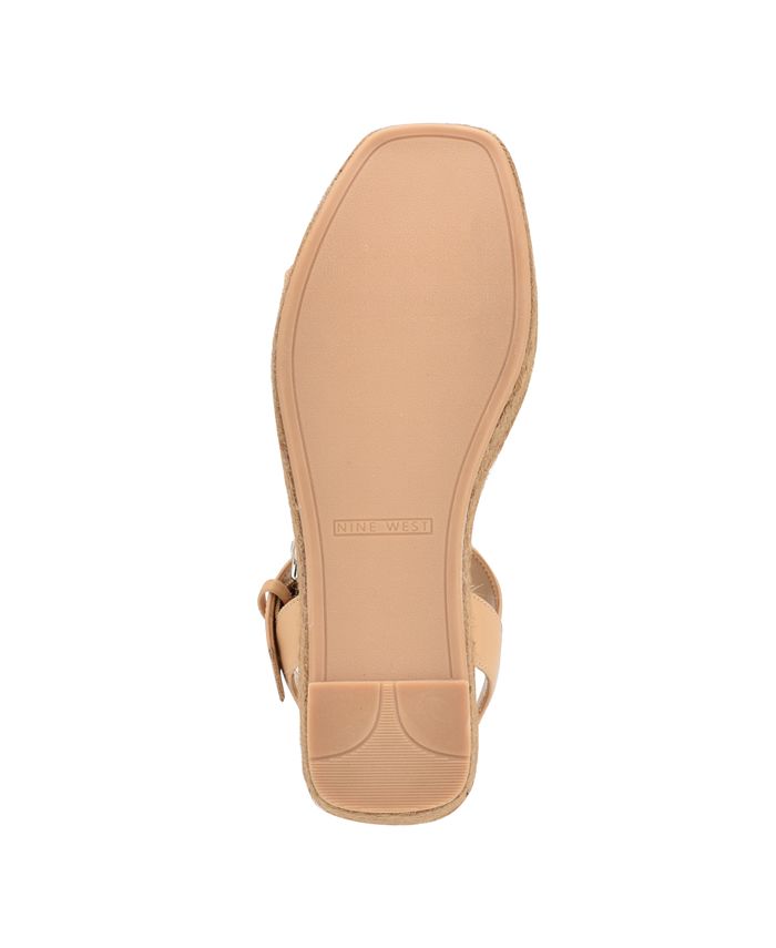 NINE WEST Femme Kaelyn Sandale à Talon, Café 212, 41.5 EU