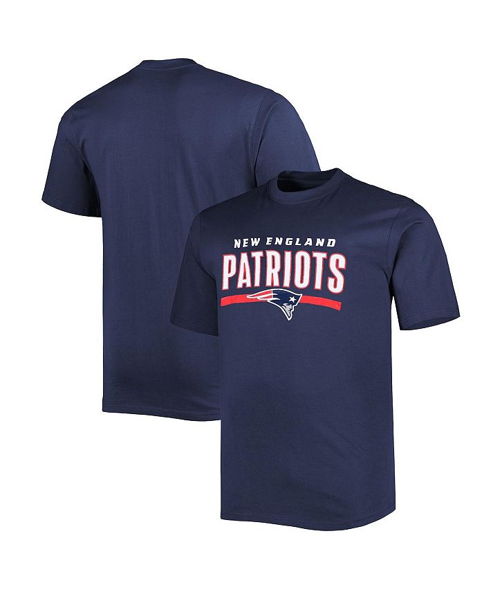 Fanatics Men's Branded Navy New England Patriots Big and Tall Speed and  Agility T-shirt - Macy's