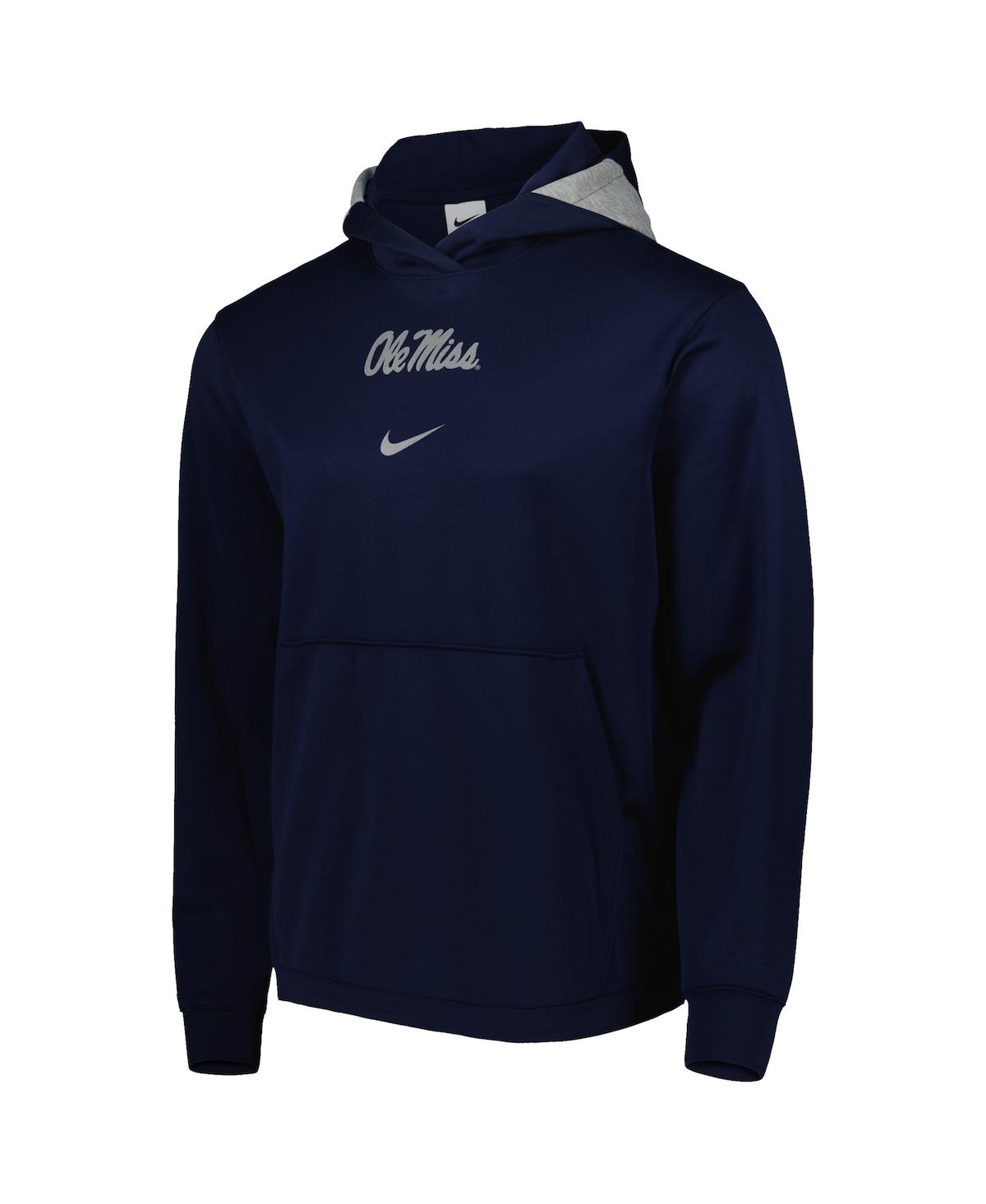 Men's NikeOle Miss Rebels Spotlight Performance Pullover Hoodie - Navy