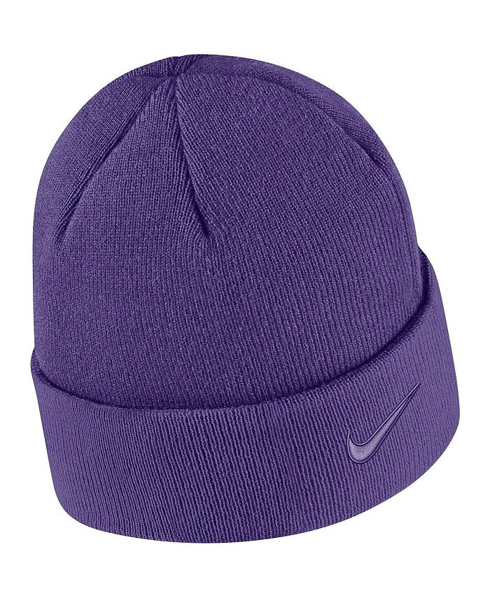 Nike Men's Purple LSU Tigers Tonal Cuffed Knit Hat - Macy's