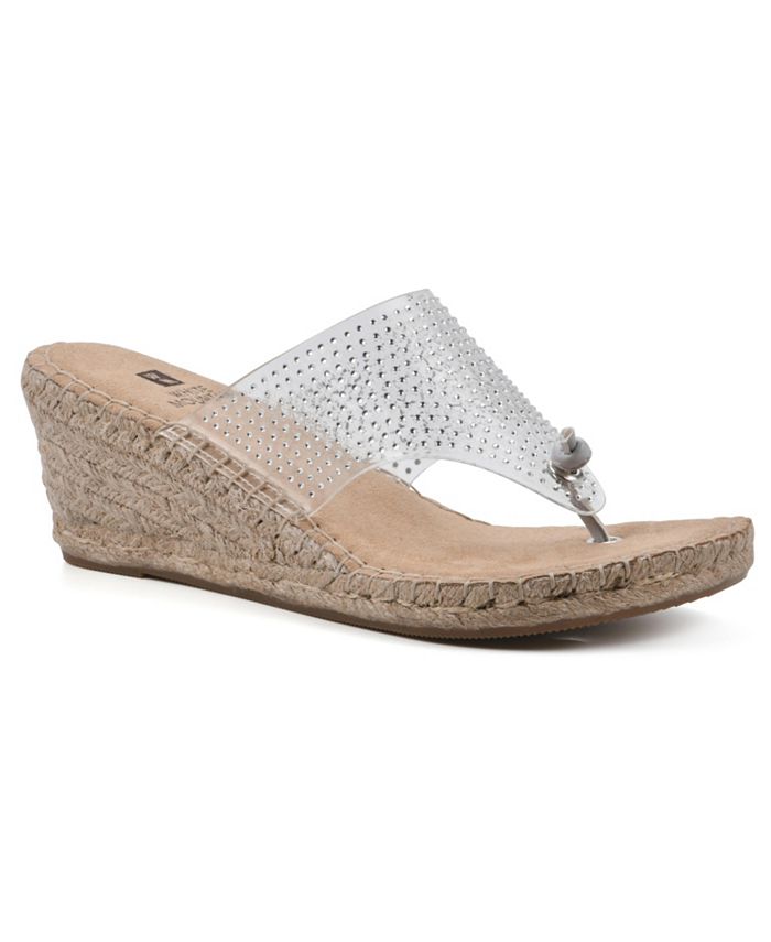 White wedge sandals macys discount