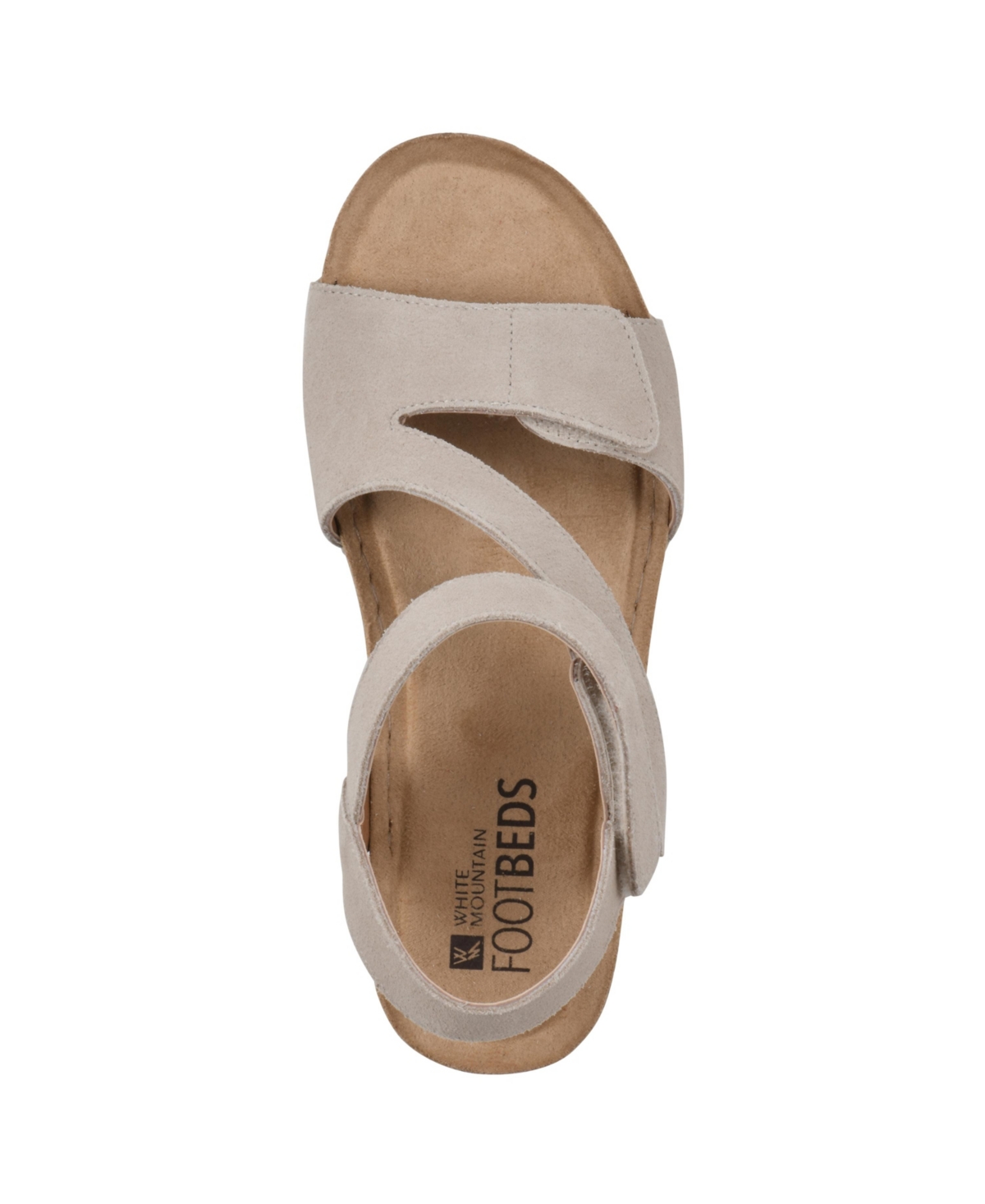 White Mountain Women's Fern Footbed Wedge Sandals - Suede