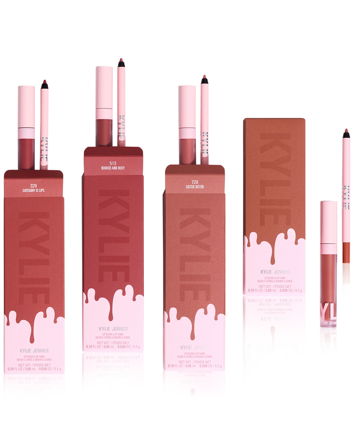 Kylie Cosmetics 2-Pc. Lip Blush & Lip Liner Set - 729 Sister Sister