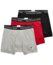 Moda-Underwear:3 Pack Men_s Classic Low Rise Basic Briefs Polo Ralph Lauren-014/L  (50-L - 014) - 714835884-014-L