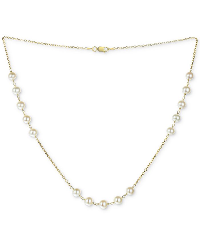 Macy's 18k gold necklace clearance